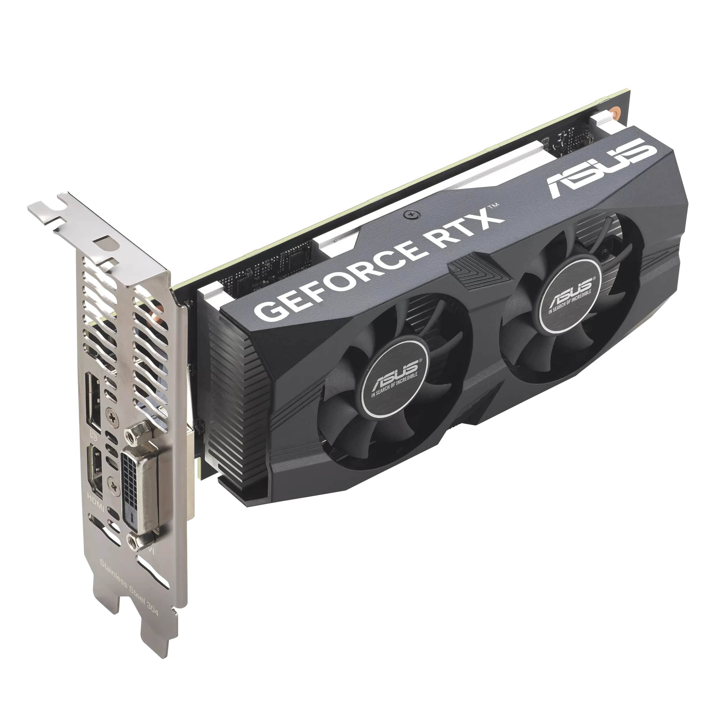 ASUS Відеокарта GeForce RTX 3050 6GB GDDR6 OC low profile RTX3050-O6G-LP-BRK