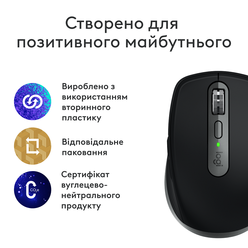 Миша Logitech MX Anywhere 3S for Ma, Space Grey (910-006947)