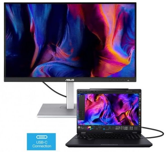 ASUS Монітор 27" ProArt PA278CGV, 2560x1440, 144Hz, 5ms, sRGB 100%, AdaptiveSync, Pivot, HDR400