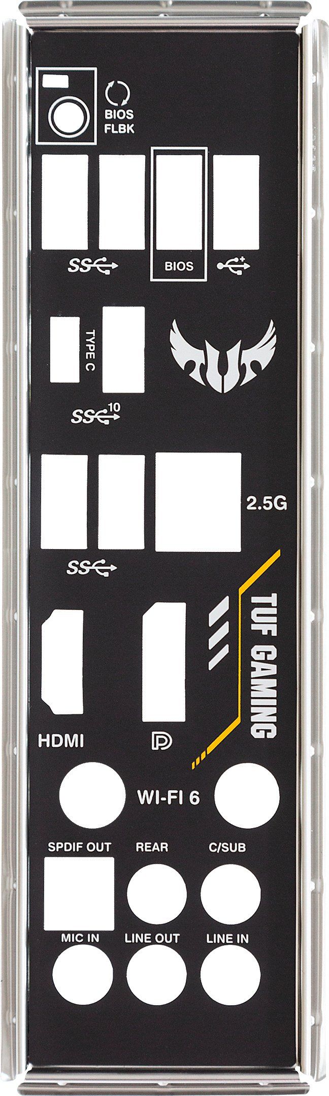 ASUS Материнcька плата TUF GAMING B550-PLUS WIFI II sAM4 B550 4xDDR4 M.2 HDMI DP Wi-Fi BT ATX