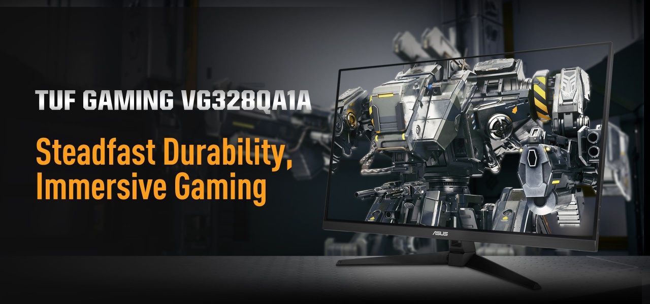 ASUS Монітор 31.5" TUF Gaming VG328QA1A 2xHDMI, DP, USB, MM, VA, 170Hz, 1ms, sRGB 100%, AdaptiveSync