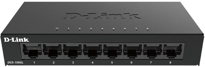 D-Link Комутатор DGS-108GL 8xGE, Некерований D-Link Комутатор DGS-108GL 8xGE, Некерований