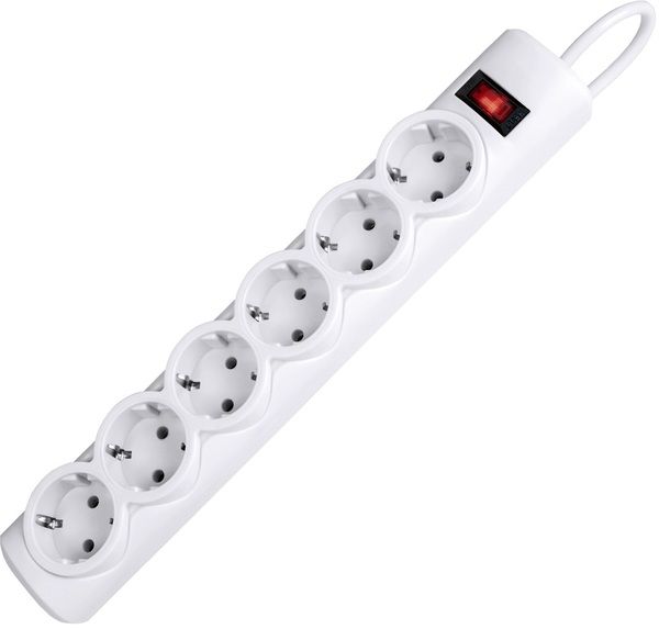 Мережевий фільтр Defender DFS 153 3m 6 роз. White UA (994900)