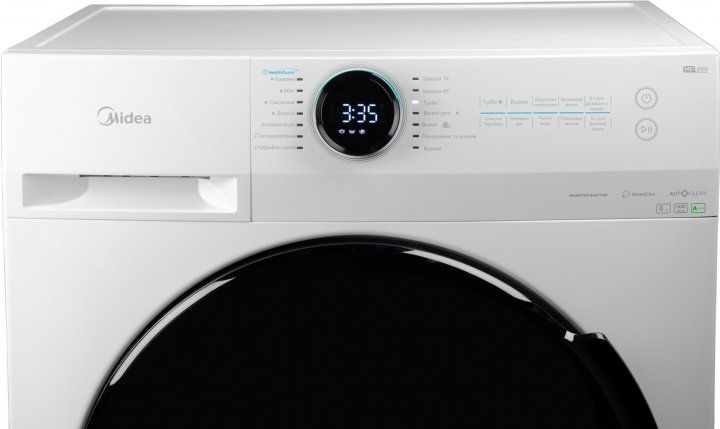 Пральна машина повногабаритна MIDEA MF200W80WB/ W-UA