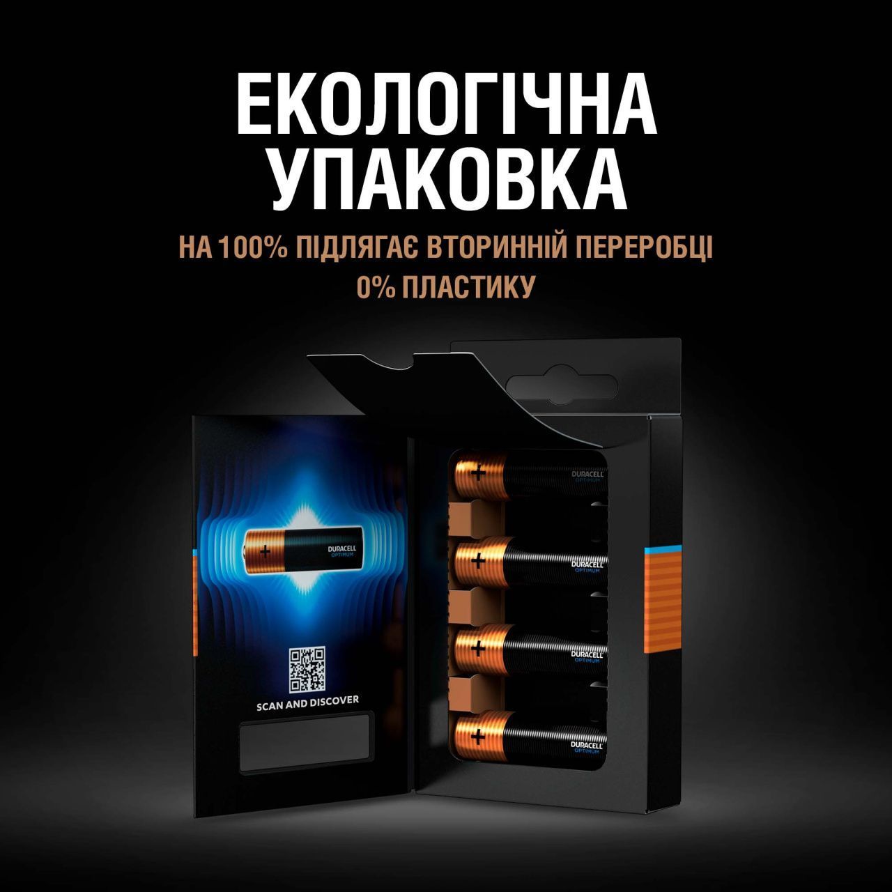 Батарейка Duracell LR06 KPD 08*10 Optimum уп. 1x8 шт.