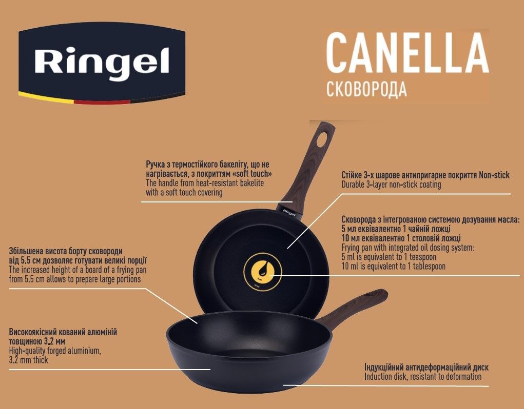 Сковорода звичайна Ringel Canella RG-1100-24