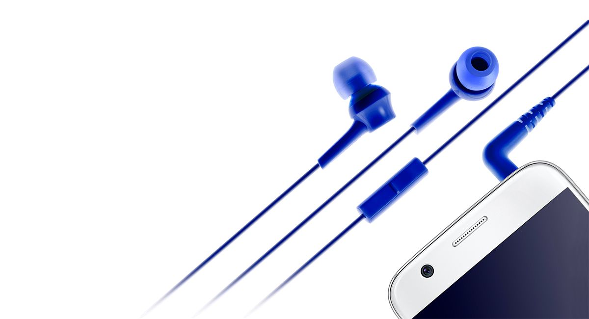 Panasonic Навушники RP-TCM115GCA In-ear Mic Синій