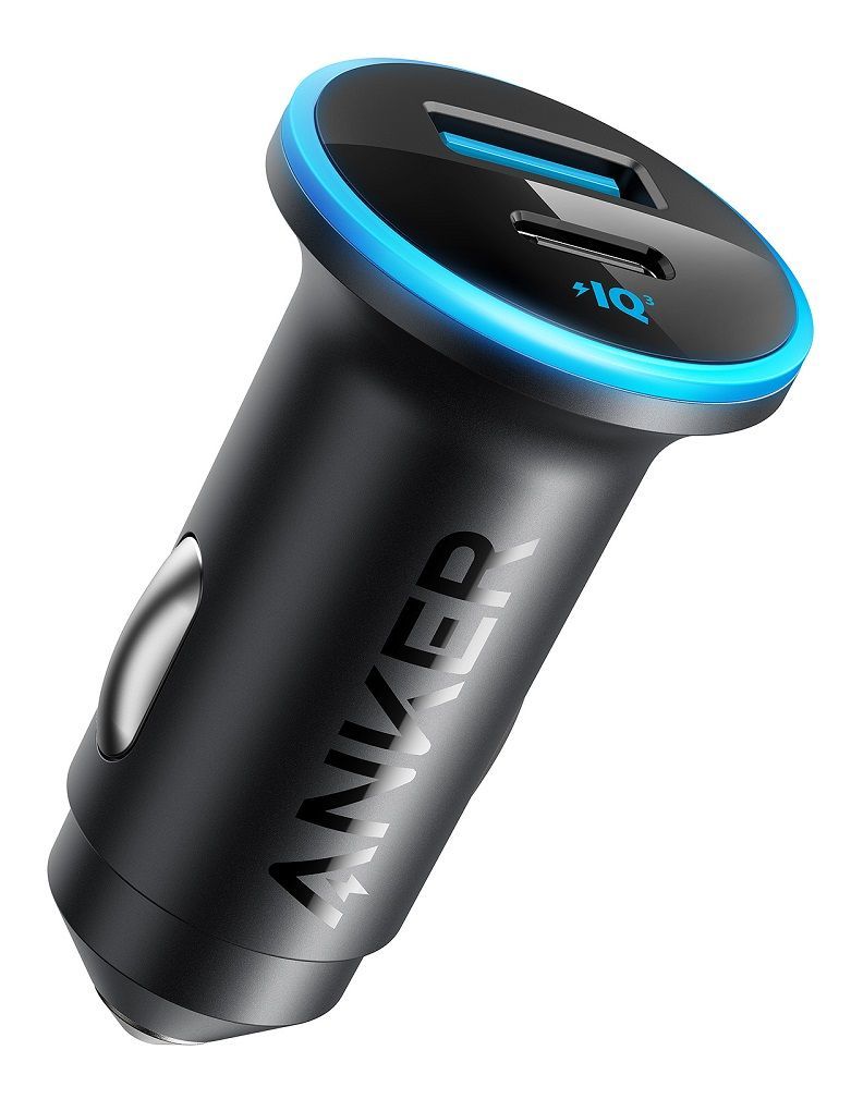 Автомобільний зарядний пристрій Anker 323 PowerDrive 52.5W 1xUSB-A, 1xUSB-C, PIQ3.0 Black (A2735G11)