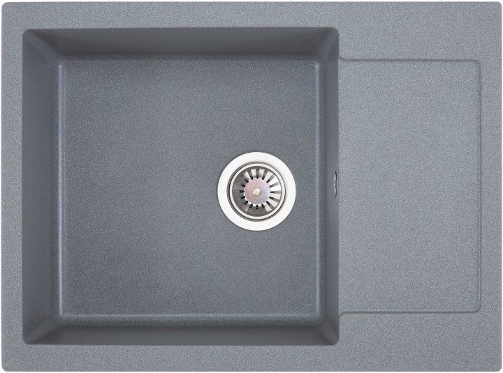 Кухонна мийка граніт INTERLINE Spring grigio