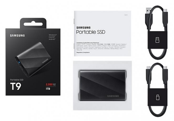 SSD накопичувач Samsung T9 Shield 1TB USB 3.2 Type-C Black (MU-PG1T0B/EU) 