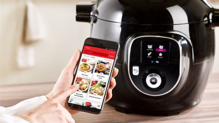 Мультиварка-скороварка TEFAL Cook4me + Connect CY855830