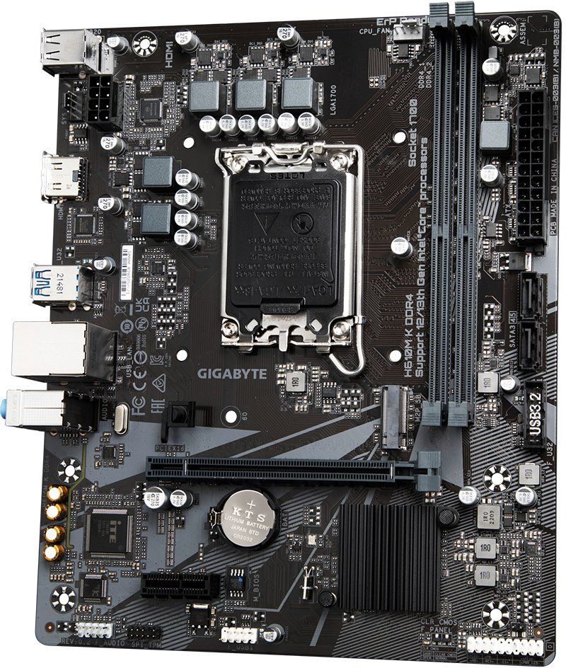 Материнська плата GIGABYTE H610M K DDR4