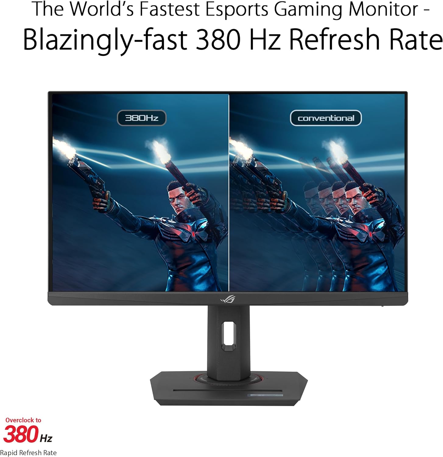 ASUS Монітор 24.5" ROG Strix XG259QNS 2xHDMI, DP, 2xUSB, Audio, IPS, 380Hz, 0.3ms, sRGB 110%, AdaptiveSync, Pivot, HDR400