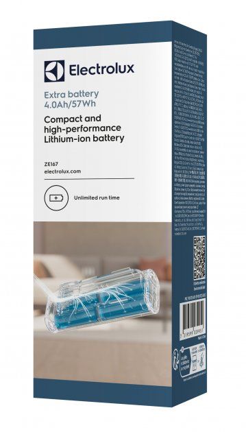 Додаткова акумуляторна батарея ZE167 акумуляторних пилососів Electrolux 700