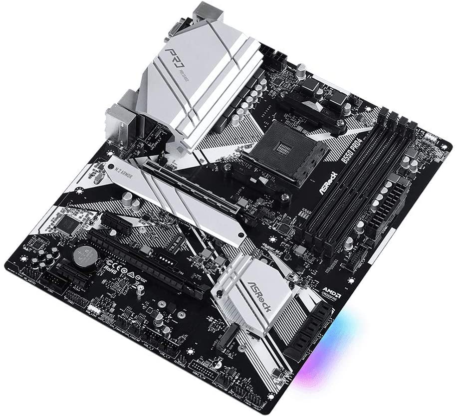 ASRock Материнська плата B550 PRO4 sAM4 B550 4xDDR4 HDMI-VGA M.2 Type-C ATX