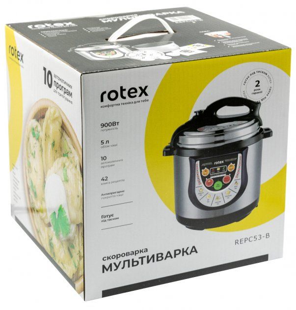 Мультиварка-скороварка ROTEX REPC53-B