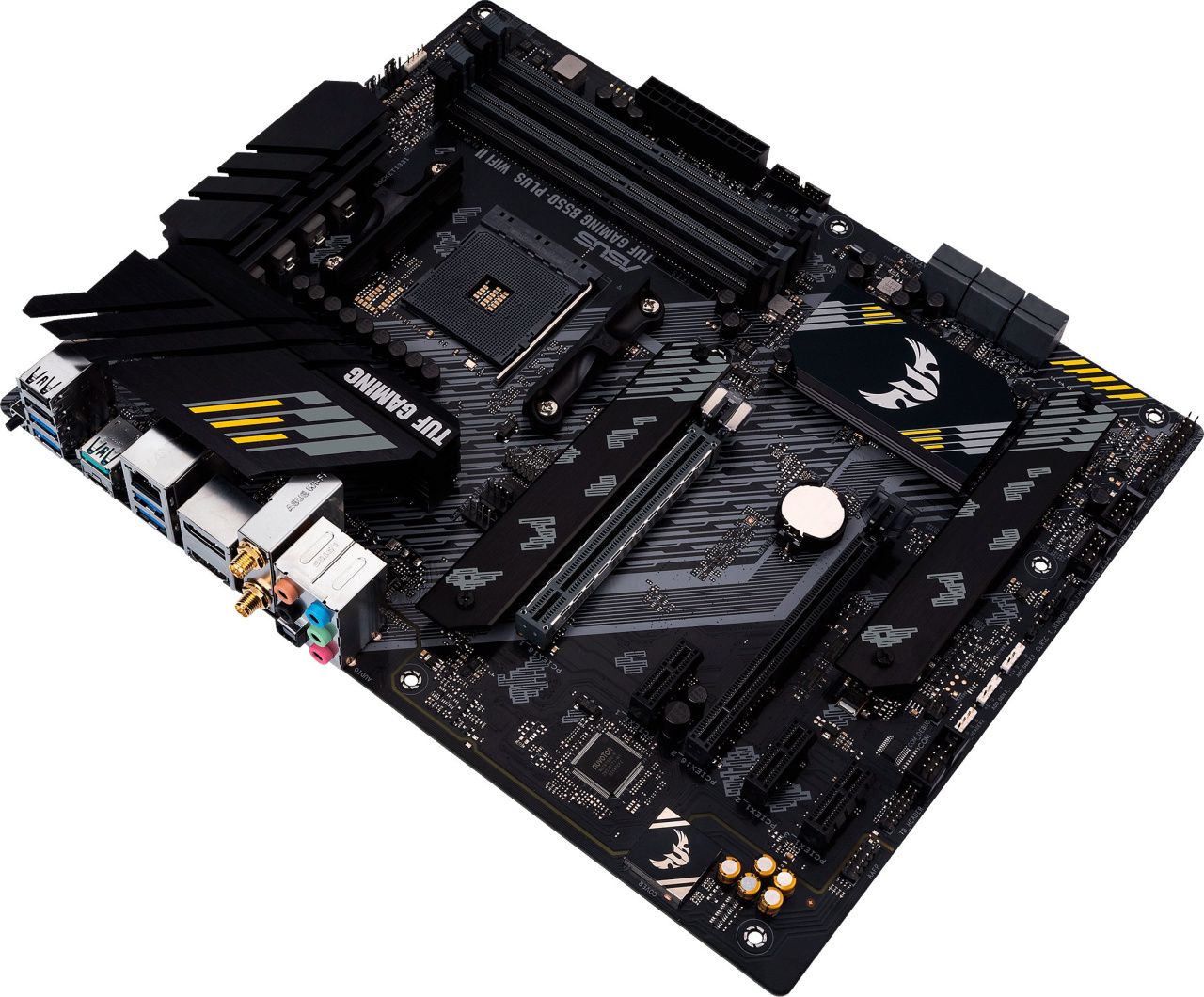 ASUS Материнcька плата TUF GAMING B550-PLUS WIFI II sAM4 B550 4xDDR4 M.2 HDMI DP Wi-Fi BT ATX