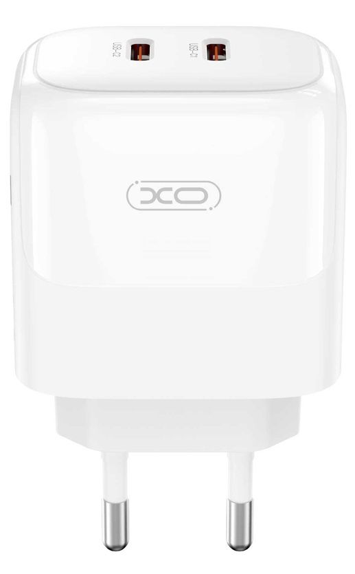 Мережевий зардний пристрій XO L140 - 35W PD Dual port USB-C White