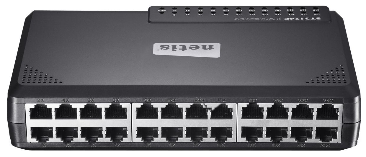 Комутатор Netis NIST3124P 24 Ports 10/100Mbps Fast Ethernet Switch