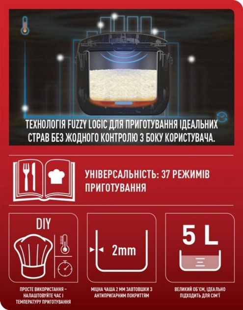 Мультиварка TEFAL RK321A34
