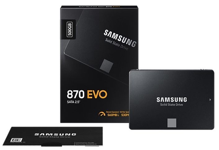 SSD накопичувач Samsung 500Gb 870 EVO 2.5" SATA (MZ-77E500B/EU)
