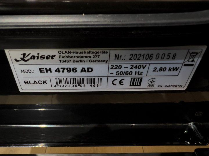Духова шафа електрична Kaiser EH 4796 Ad