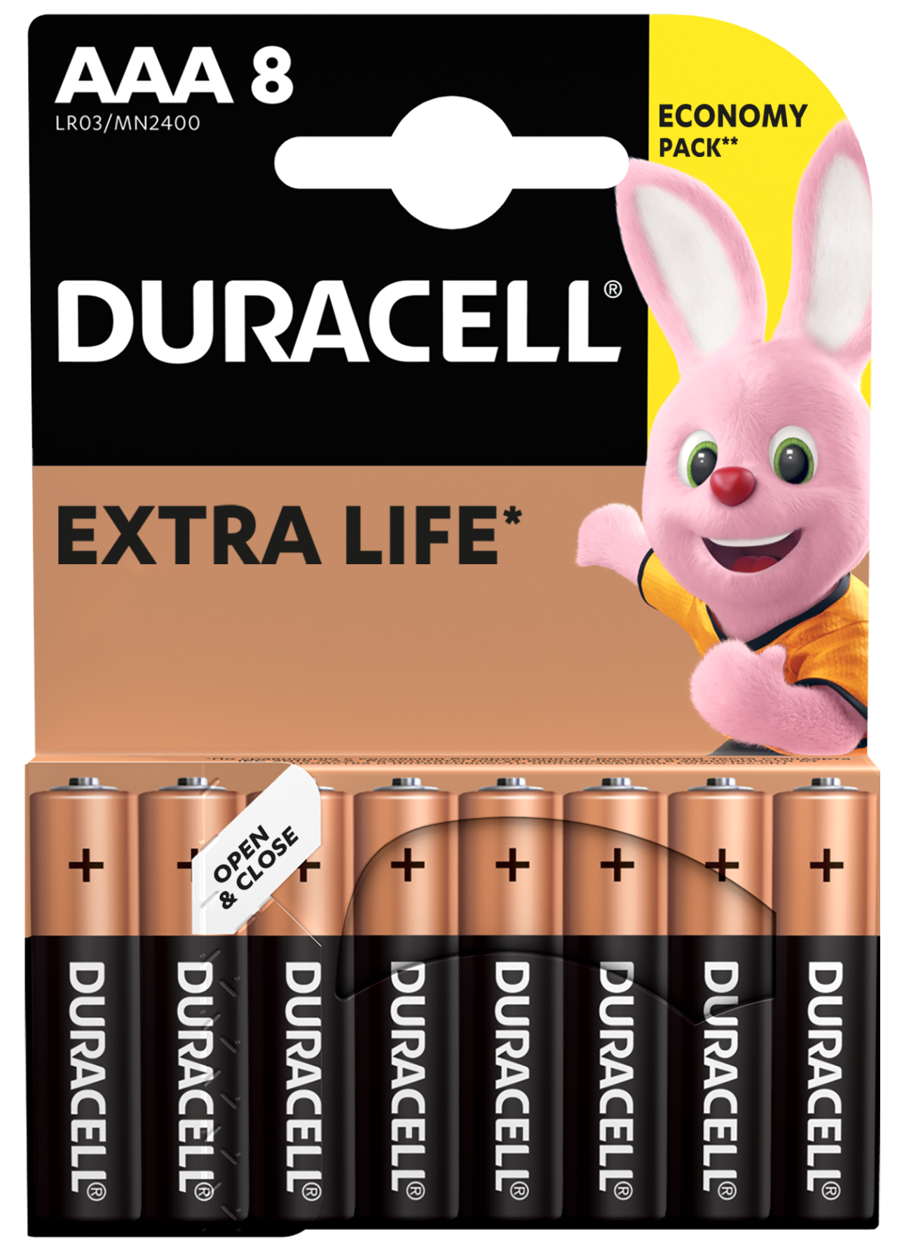Батарейка Duracell LR03 MN2400 1x8 шт.