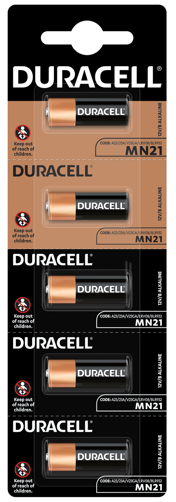 Батарейка Duracell MN21 уп. 1х5 шт.