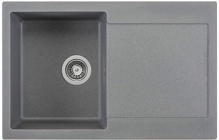 Кухонна мийка граніт INTERLINE Vega Grigio