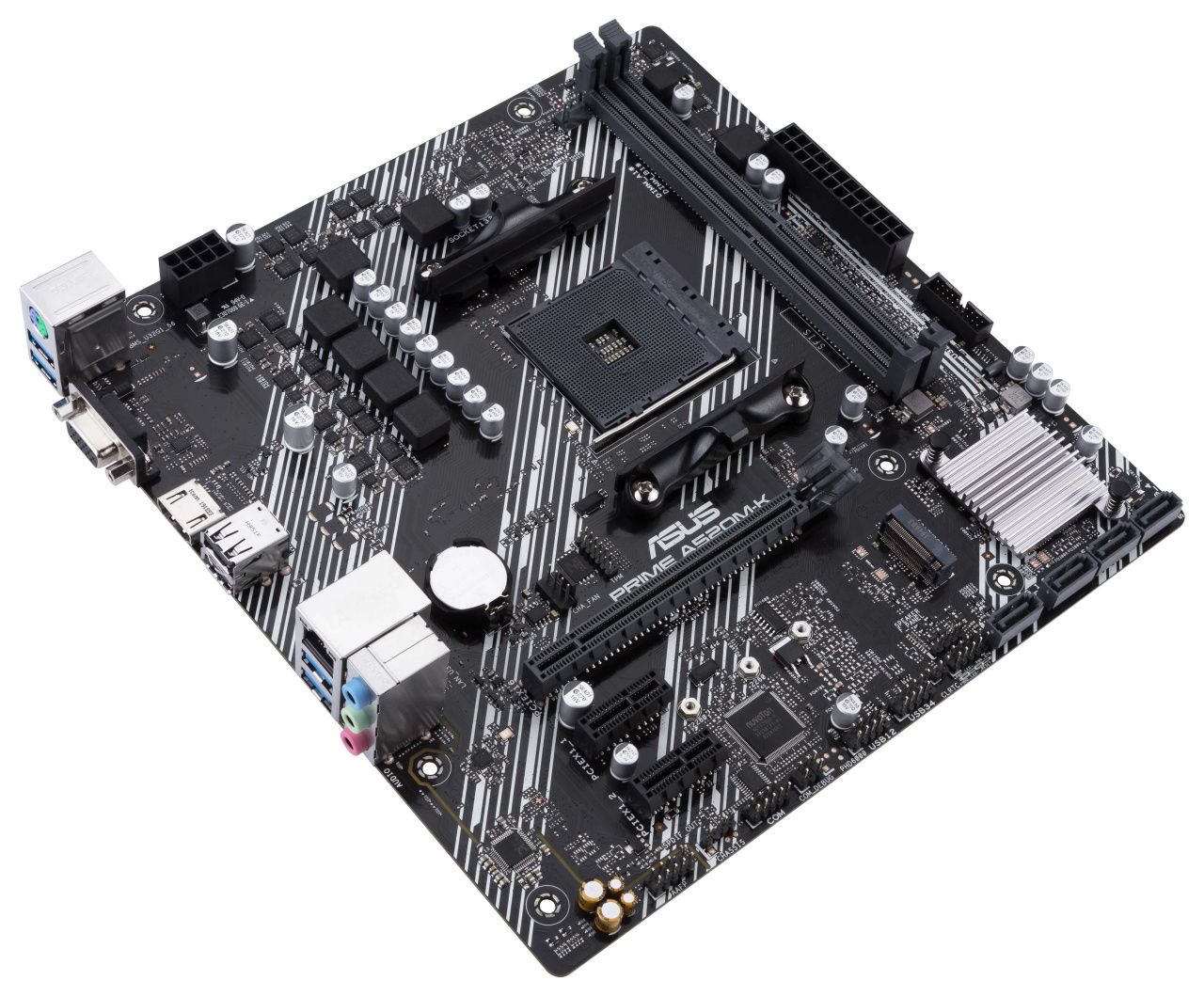 Материнська плата Asus Prime A520M-K (sAM4, AMD A520) mATX