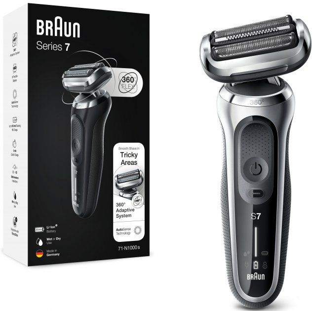 Електробритва Braun Series 7 71-S1000s SILVER / BLACK