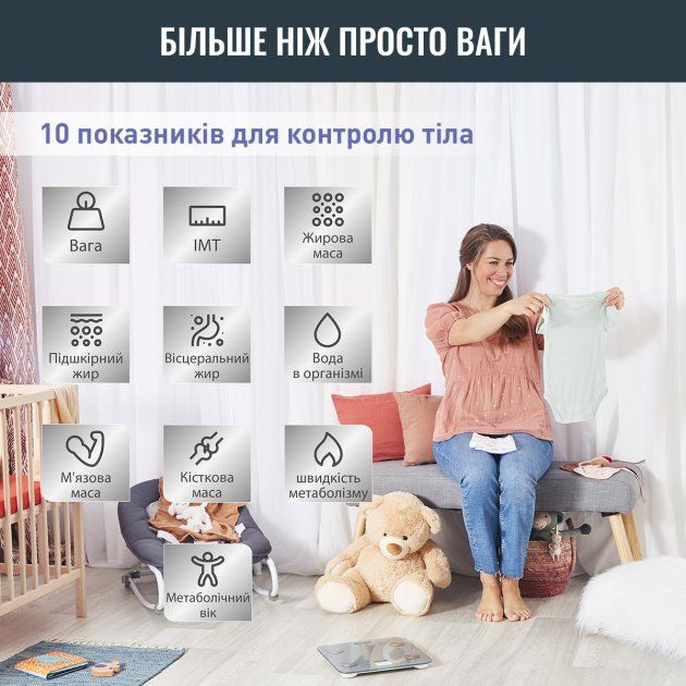 Смарт-ваги Tefal GOODVIBES LIFE BM9600S1