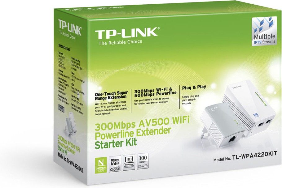 Powerline-адаптер TP-Link TL-WPA4220KIT