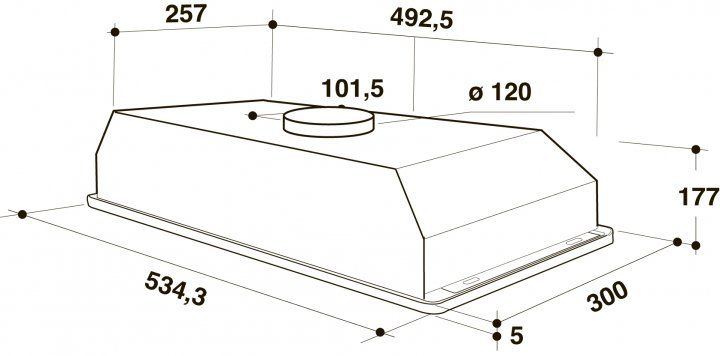 Витяжка WHIRLPOOL WCT64FLYX