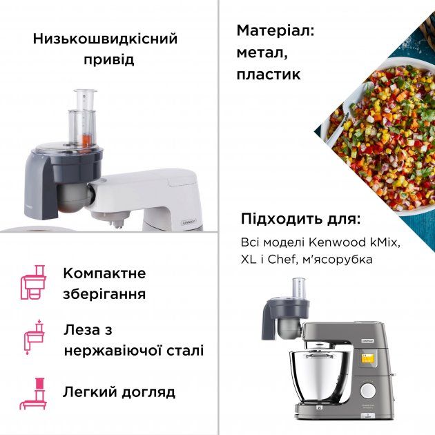 Насадка для нарізки кубиками KENWOOD KAX400PL