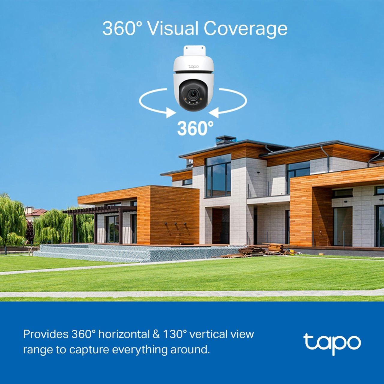 TP-Link IP-Камера Tapo C510W 3MP N300 зовнішня поворотна