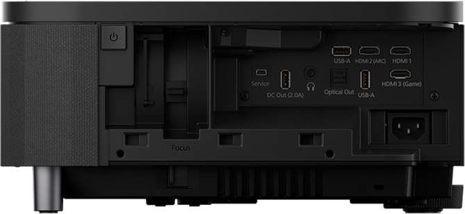 Epson Проєктор домашнього кінотеатру EH-LS800B UHD, 4000 lm, LASER, 0.16, WiFi, Android TV, чорний