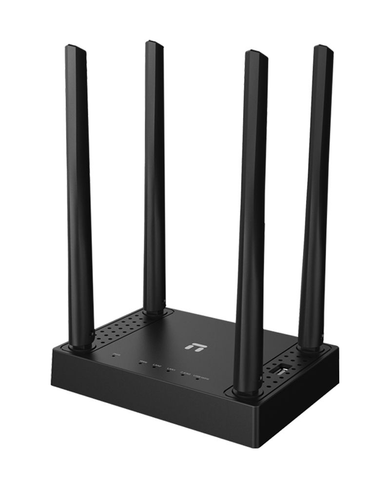 Netis Маршрутизатор N5 AC1200, 2xGE LAN, 1xGE WAN, 1xUSB 2.0 3G/4G, 4x зовнішн. ант.