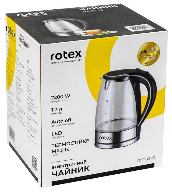 Електрочайник ROTEX RKT82-G