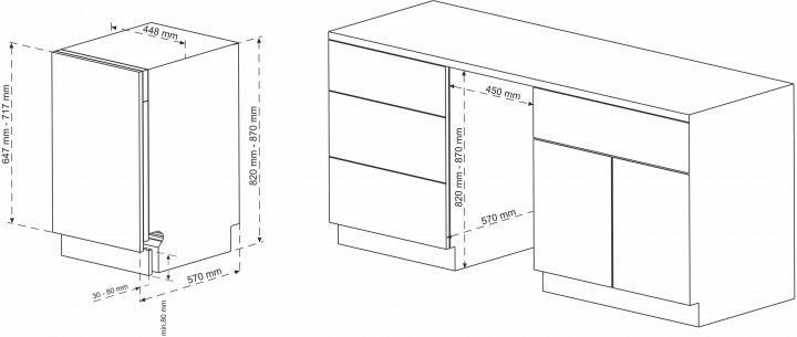 Вбудована посудомийна машина ELEYUS DWO 45024