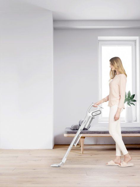 Пилососи без мішка DEERMA Stick Vacuum Cleaner Cord White DX700