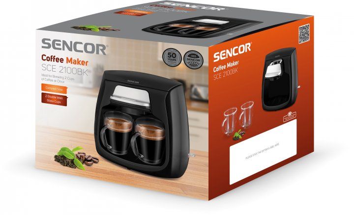 Крапельна кавоварка SENCOR SCE 2100BK