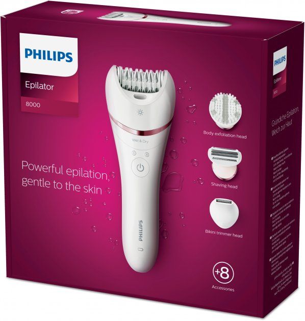 Епілятор Philips 8000 series BRE735/00