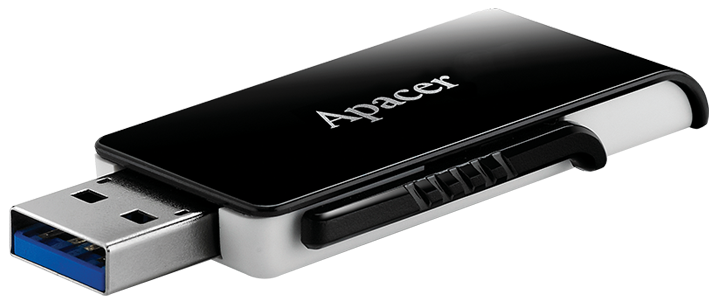 Flash Drive Apacer AH350 128GB USB 3.2 (AP128GAH350B-1) Black