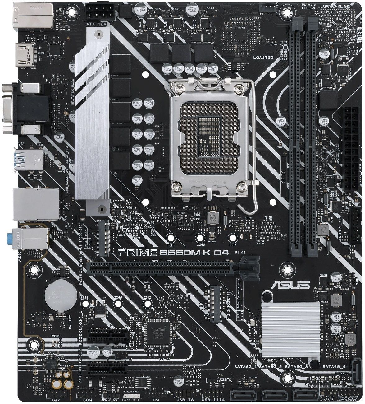 Материнська плата ASUS PRIME B660M-K D4 Материнська плата ASUS PRIME B660M-K D4