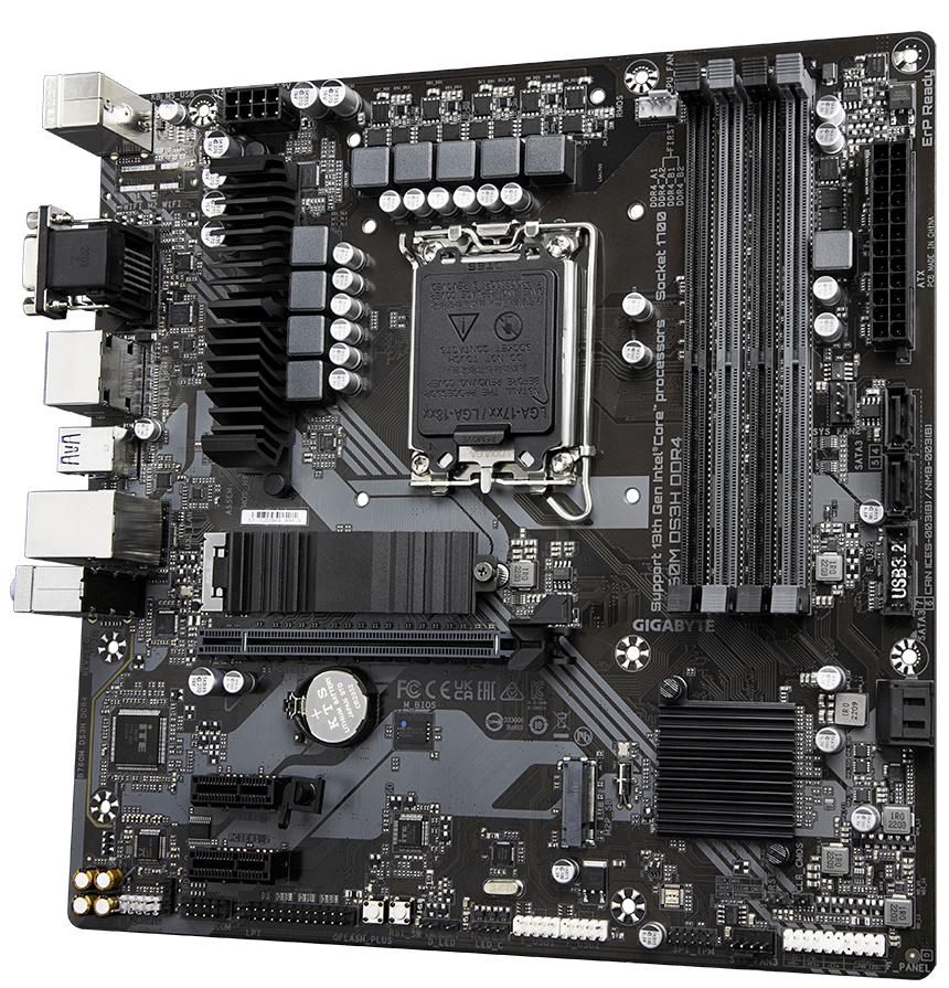 Материнська плата GIGABYTE B760M DS3H DDR4