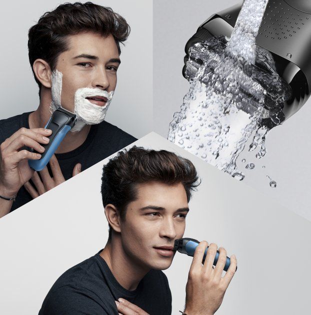 Електробритва-тример BRAUN Series 3 310BT Wet&Dry black/blue