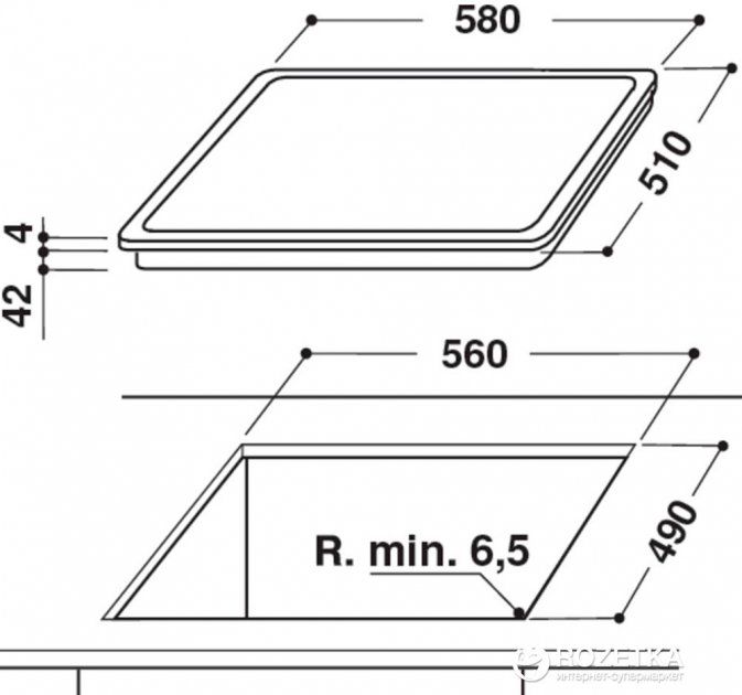 Варильна поверхня електрична INDESIT RI161C