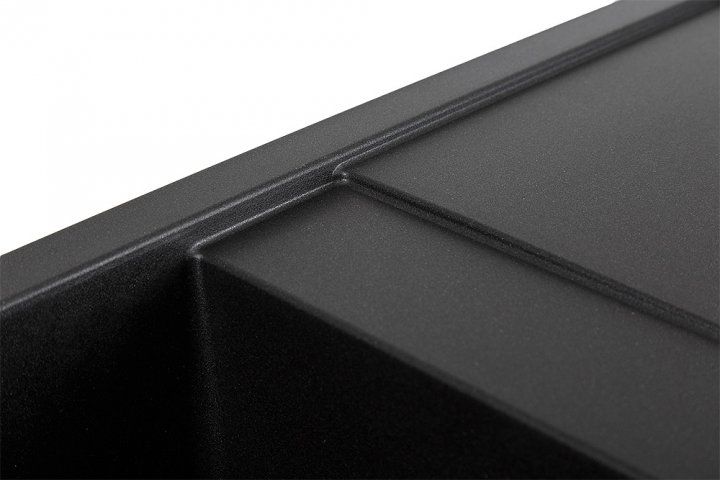 Кухонна мийка граніт ELLECI Unico 300 Full Black (nero) 40