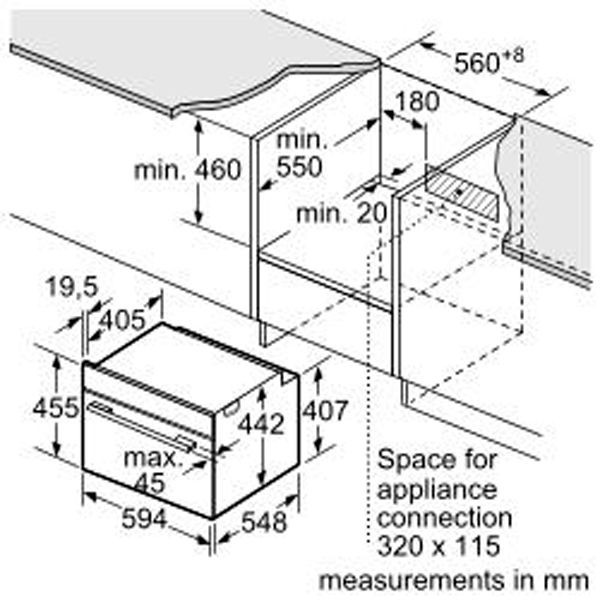 Вбудована духова шафа Bosch CMG7241W1
